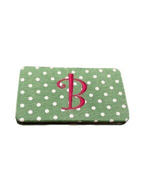 Mainstreet Collection Monogramed B Flat Wallet